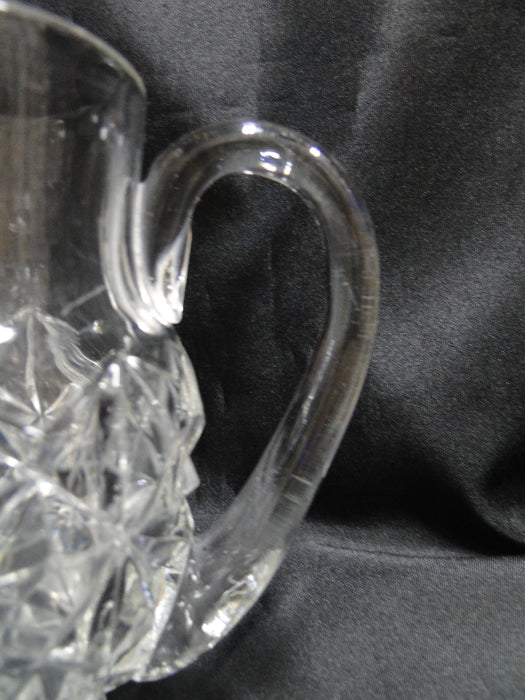 Tiffin Williamsburg Pressed, Raised Points: Pitcher, 5 3/4" Tall, As Is