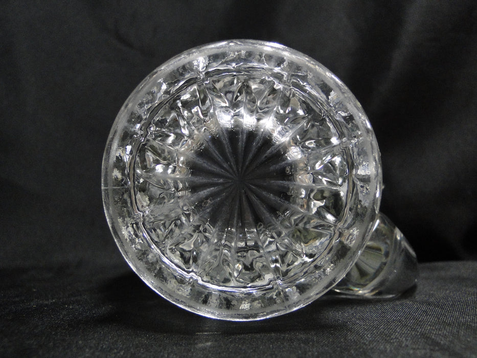 Tiffin Williamsburg Pressed, Raised Points: Pitcher, 5 3/4" Tall, As Is