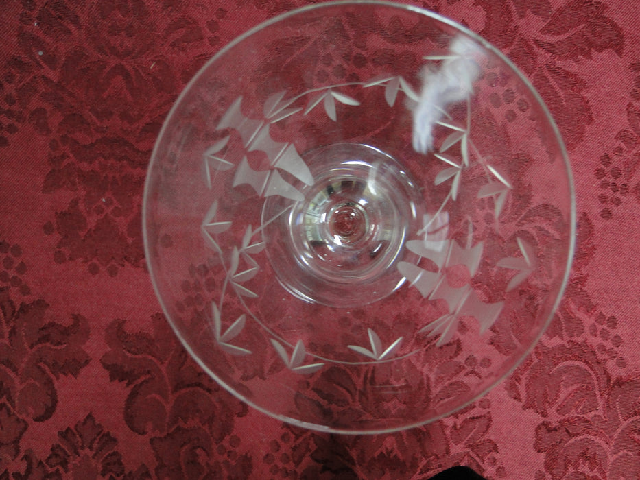 Sasaki Bamboo: Clear, Cut Bamboo Design: Liquor Cocktail (s), 4 3/4"