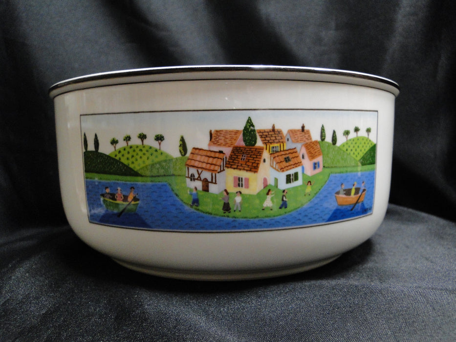 Villeroy & Boch Design Naif, Boats: Round Serving Bowl, 7 3/4"