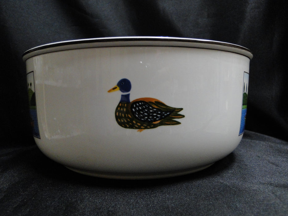Villeroy & Boch Design Naif, Boats: Round Serving Bowl, 7 3/4"