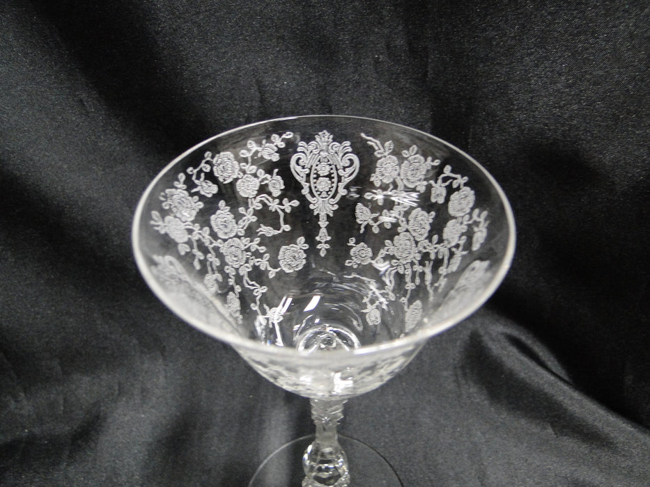 Cambridge Rose Point Clear 3121: Liquor Cocktail (s), 6" Tall