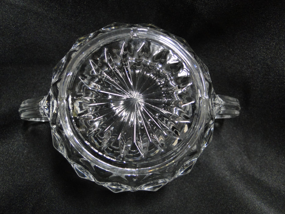 Fostoria American Clear: Open Sugar Bowl (s), 3 1/2" D, 2 3/8" Tall