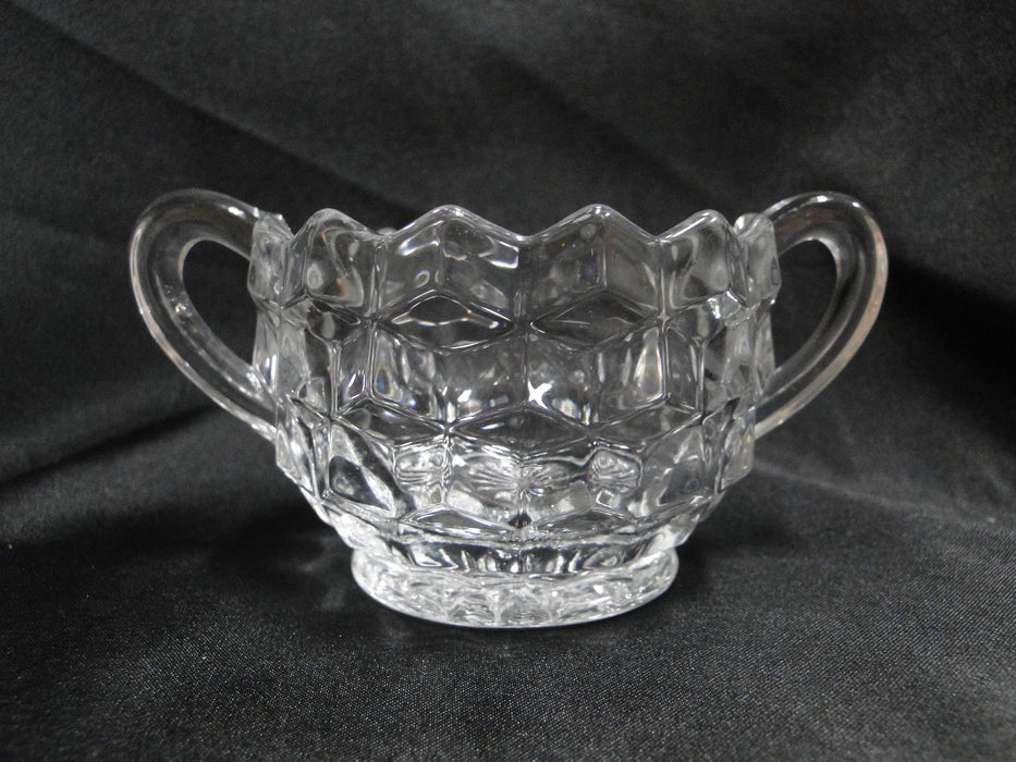 Fostoria American Clear: Open Sugar Bowl (s), 3 1/2" D, 2 3/8" Tall