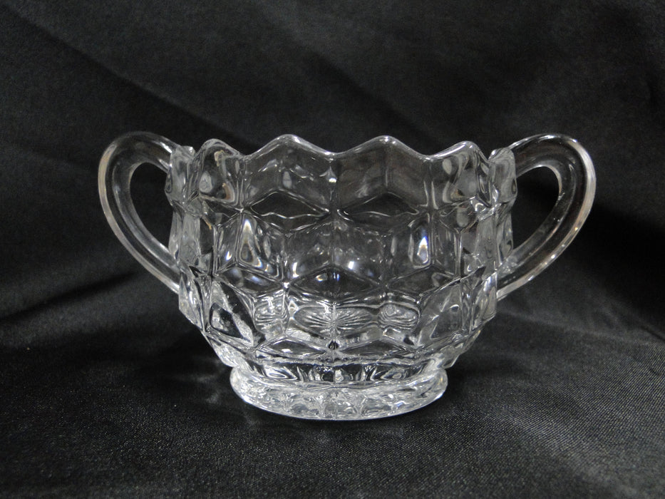 Fostoria American Clear: Open Sugar Bowl (s), 3 1/2" D, 2 3/8" Tall