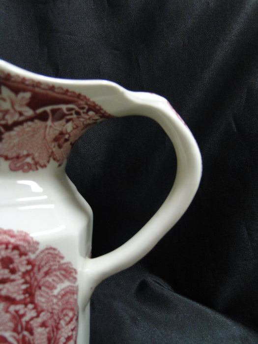 Mason's Vista Pink, Transferware: Fenton #18 Serving Pitcher / Jug, 6 3/4" As Is