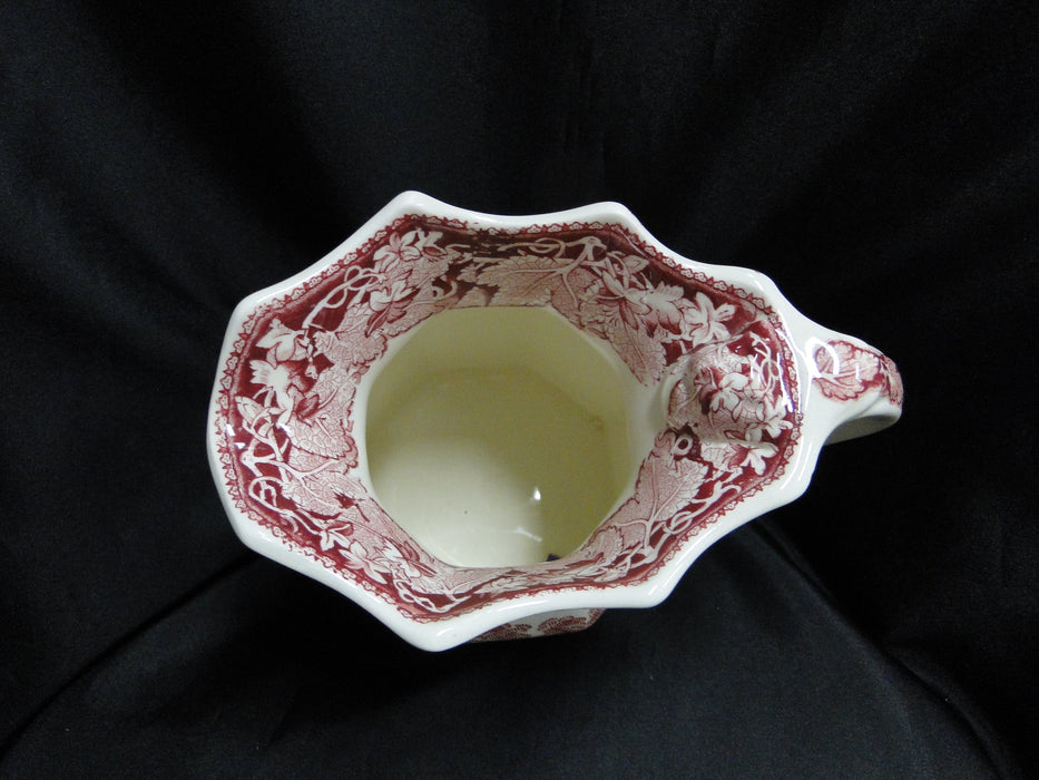 Mason's Vista Pink, Transferware: Fenton #18 Serving Pitcher / Jug, 6 3/4" As Is