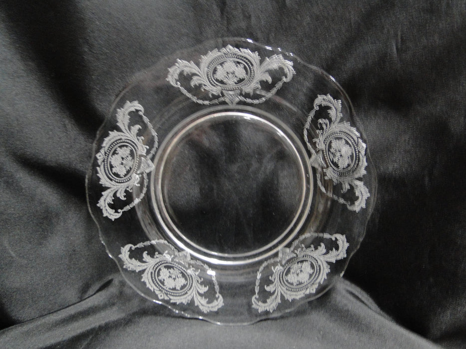 Clear w/ Daisy Cameo & Leaves: Salad Plate (s), 7 3/4" -- CR#123