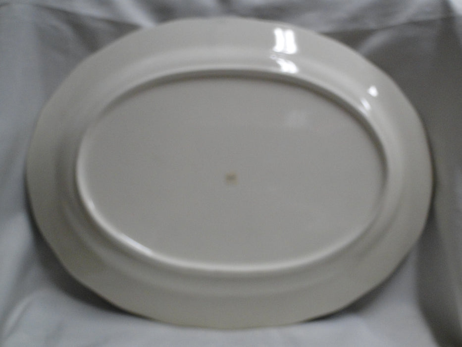 Horchow Multicolored Pheasants & Birds: Oval Serving Platter (s), 18", Crazing