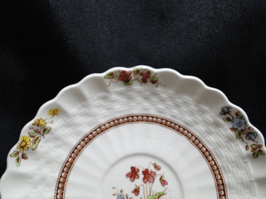 Spode Rosalie, Floral Chelsea Wicker: Demitasse Cup & Saucer Set (s), 2 1/4"