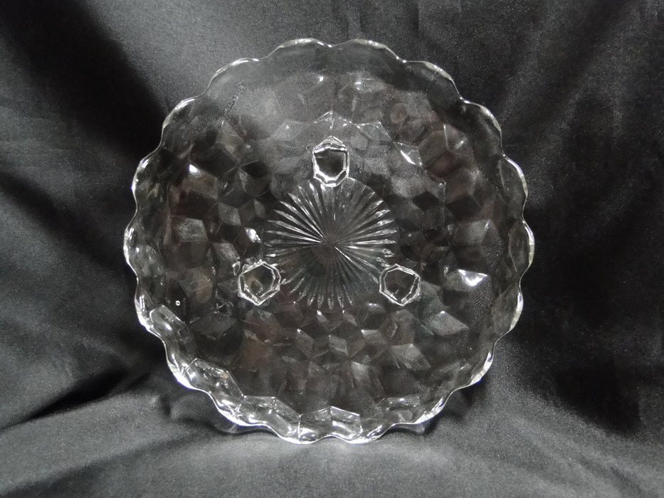 Fostoria American Clear: 3-Toed Small Round Tidbit Tray, 7 1/4" x 1 5/8"
