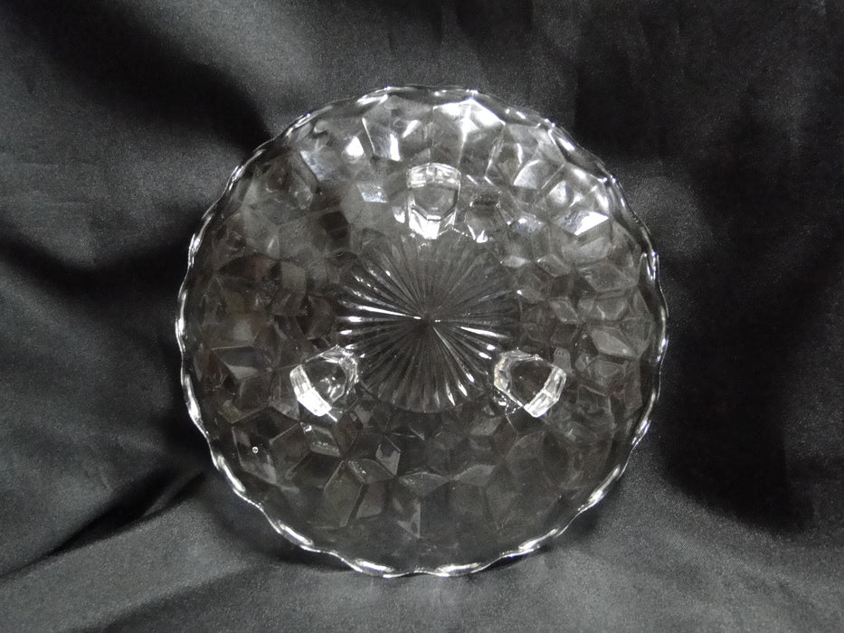 Fostoria American Clear: 3-Toed Small Round Tidbit Tray, 7 1/4" x 1 5/8"