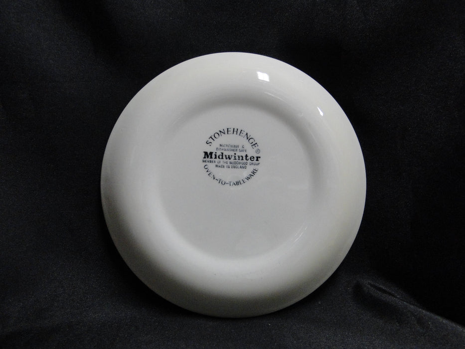 Midwinter Stonehenge White: 6 1/4" Saucer Only, No Cup