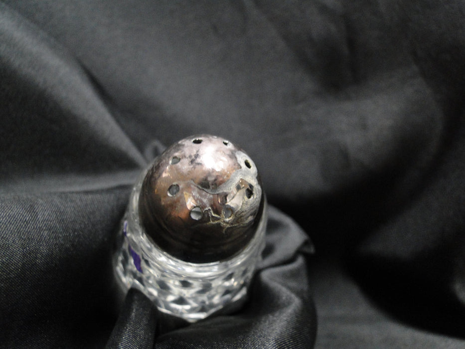 Fostoria American Clear: Salt OR Pepper Shaker, 3 1/2" Tall, 8 Holes, As Is