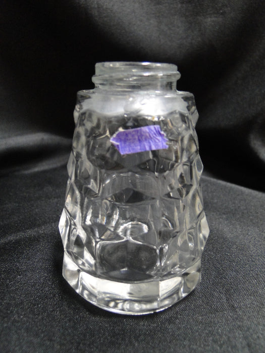 Fostoria American Clear: Salt OR Pepper Shaker, 3 1/2" Tall, 8 Holes, As Is
