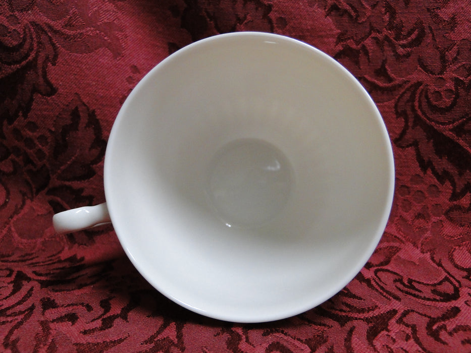 Syracuse Shelledge, White, Narrow Fluted Rim: Cup (s) Only, Saucer Not Included