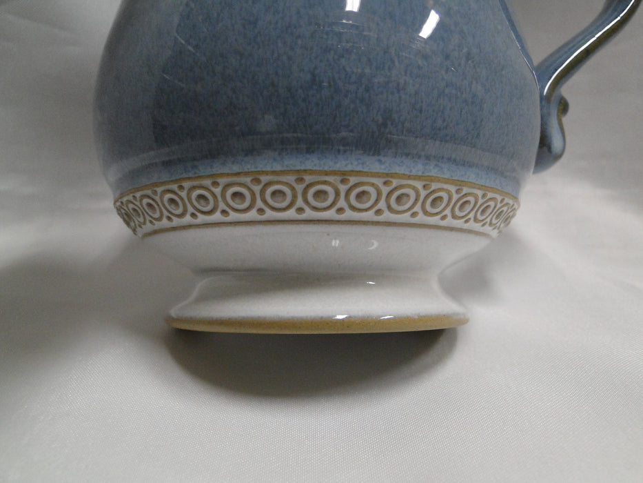 Denby Castile, Blue Band: Creamer / Cream Pitcher, 3 1/2" Tall