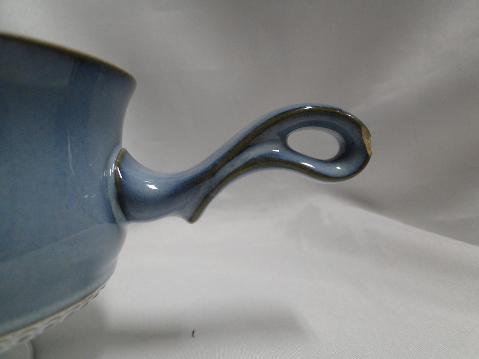 Denby Castile, Blue Band: Gravy Boat & Separate Underplate, As Is