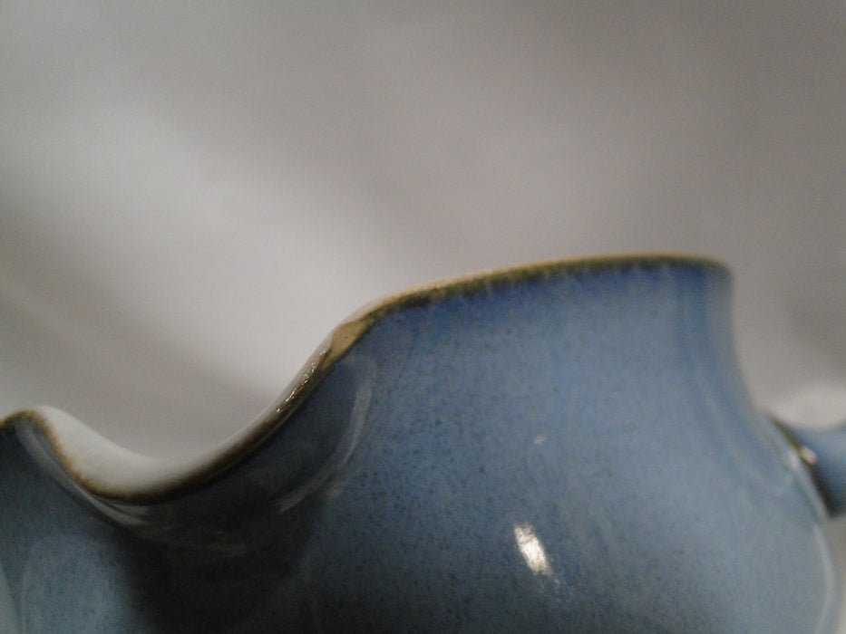 Denby Castile, Blue Band: Gravy Boat & Separate Underplate, As Is