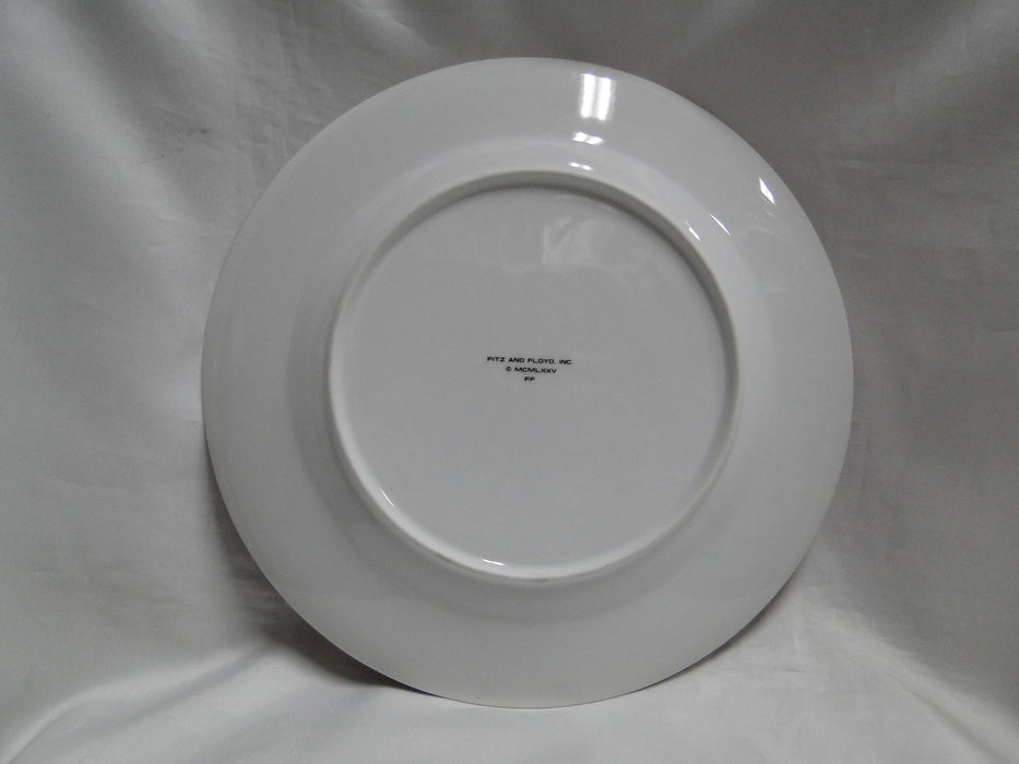 Fitz & Floyd Rondelet Peach, Peach Rim: Dinner Plate (s), 10 1/4"