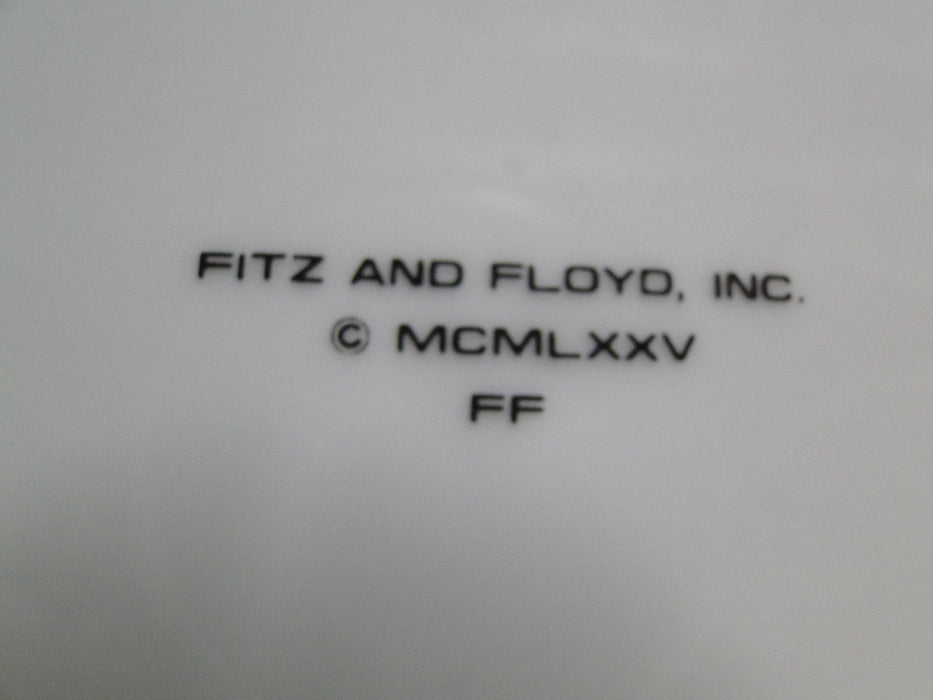 Fitz & Floyd Rondelet Peach, Peach Rim: Dinner Plate (s), 10 1/4"