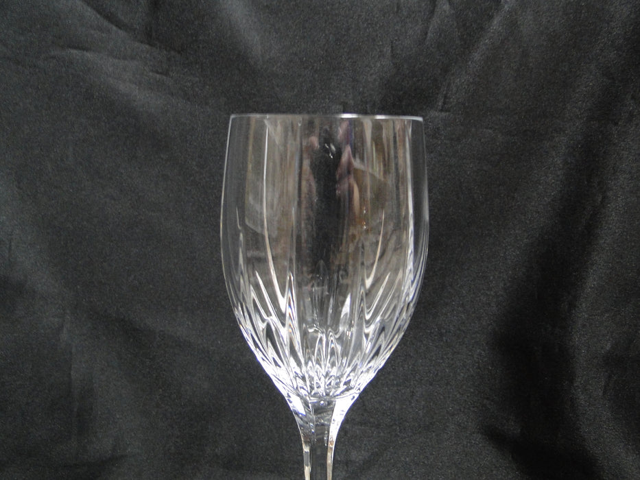 Mikasa Arctic Lights, Vertical Cuts: Water or Wine Goblet, 9", 10 1/4 oz, As Is