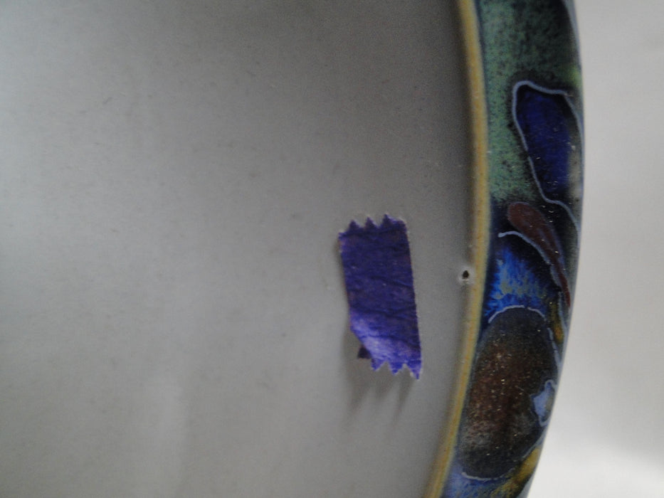 Denby-Langley Baroque, Cobalt Band w/ Flowers: 6 1/8" Saucer Only, No Cup