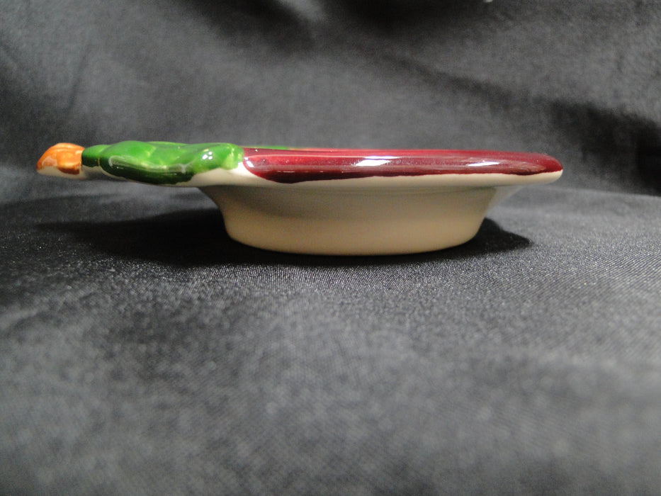 Franciscan Apple, USA: Apple Shaped Ashtray, 4 1/2" x 3 3/4", As Is