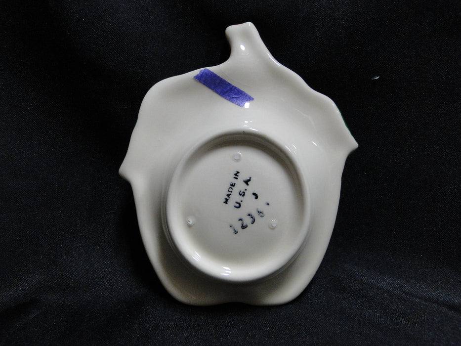 Franciscan Apple, USA: Apple Shaped Ashtray, 4 1/2" x 3 3/4", As Is