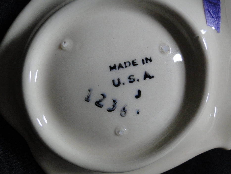 Franciscan Apple, USA: Apple Shaped Ashtray, 4 1/2" x 3 3/4", As Is