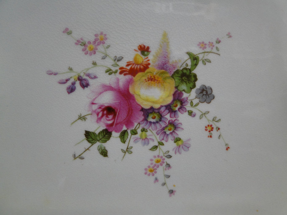Royal Crown Derby Vine, Florals: Tray w/ Handles, 11 1/4", Lt Discoloration