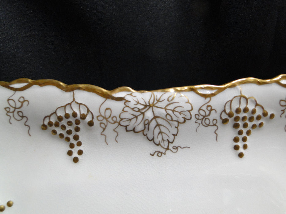 Royal Crown Derby Vine, Florals: Tray w/ Handles, 11 1/4", Lt Discoloration