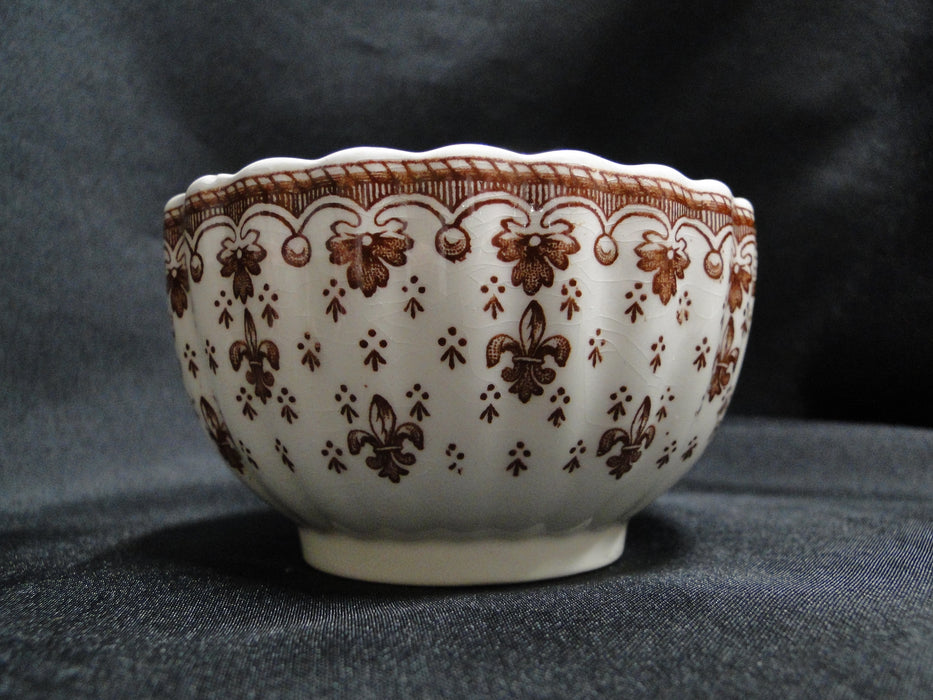 Spode Fleur de Lis / Lys Brown: 2" Cup (s) Only, Crazing
