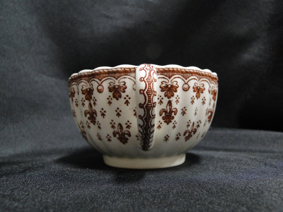 Spode Fleur de Lis / Lys Brown: 2" Cup (s) Only, Crazing