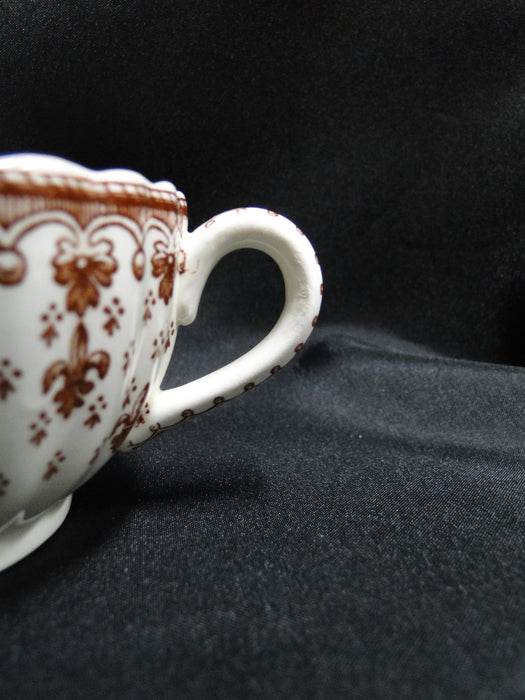 Spode Fleur de Lis / Lys Brown: 2" Cup (s) Only, Crazing