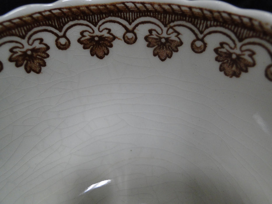 Spode Fleur de Lis / Lys Brown: 2" Cup (s) Only, Crazing