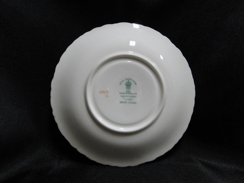 Royal Crown Derby Vine, Florals: 5 5/8" Saucer (s) Only, No Cup