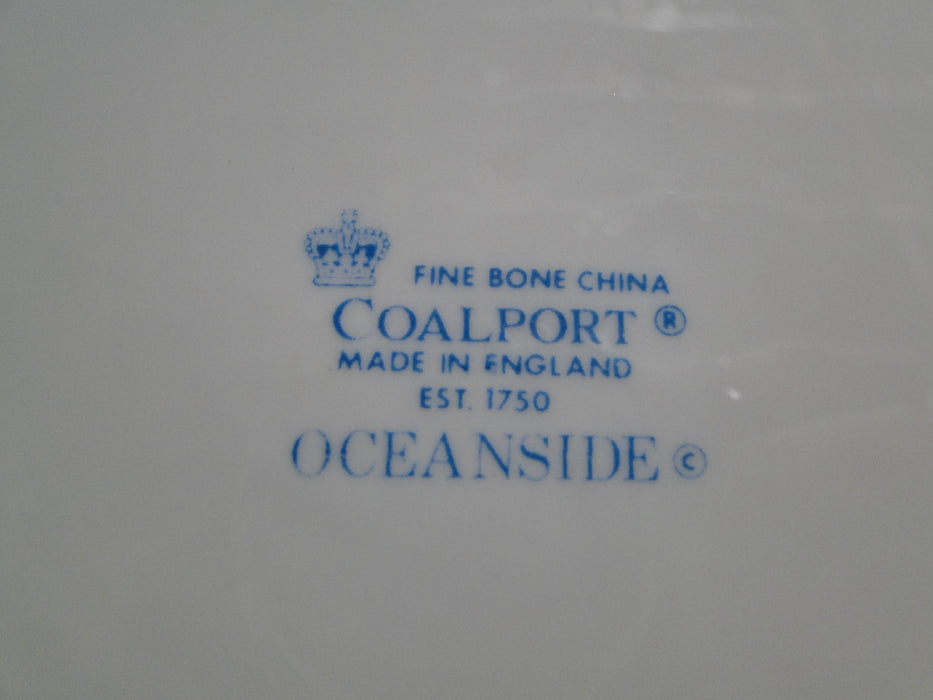 Coalport Oceanside, All White, Embossed Seashells: Dinner Plate (s), 10 7/8"