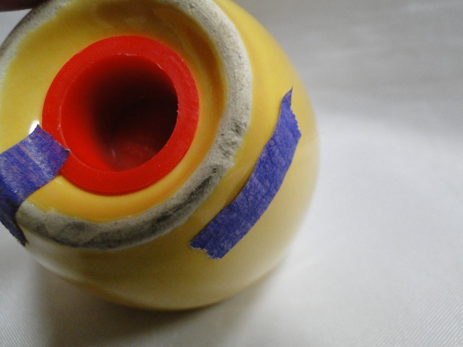 Fiesta: Yellow Salt OR Pepper Shaker, 5 Holes, 2 1/4", No Backstamp, As Is