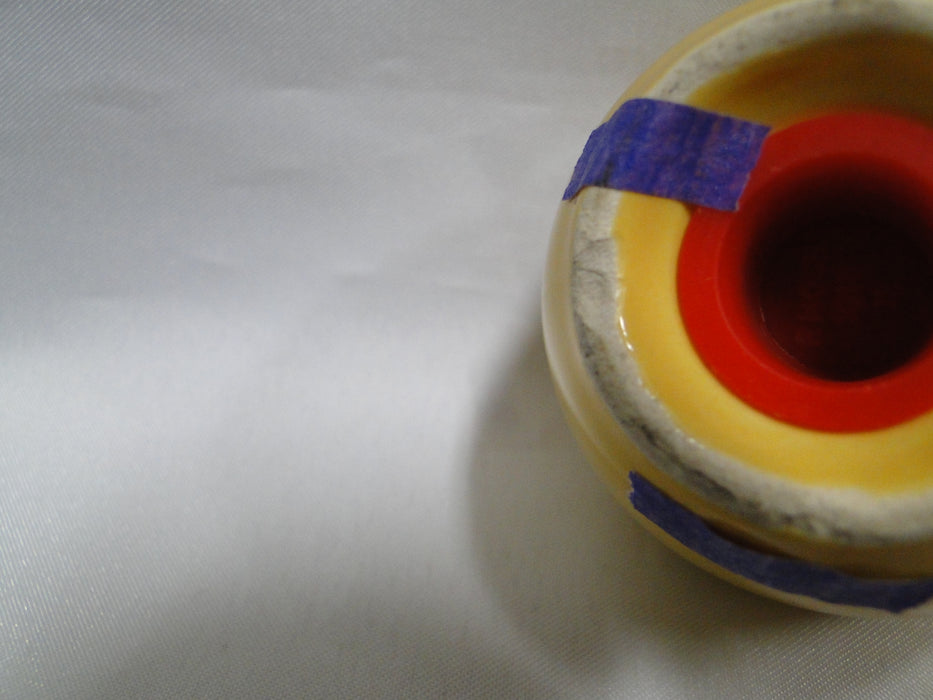 Fiesta: Yellow Salt OR Pepper Shaker, 5 Holes, 2 1/4", No Backstamp, As Is