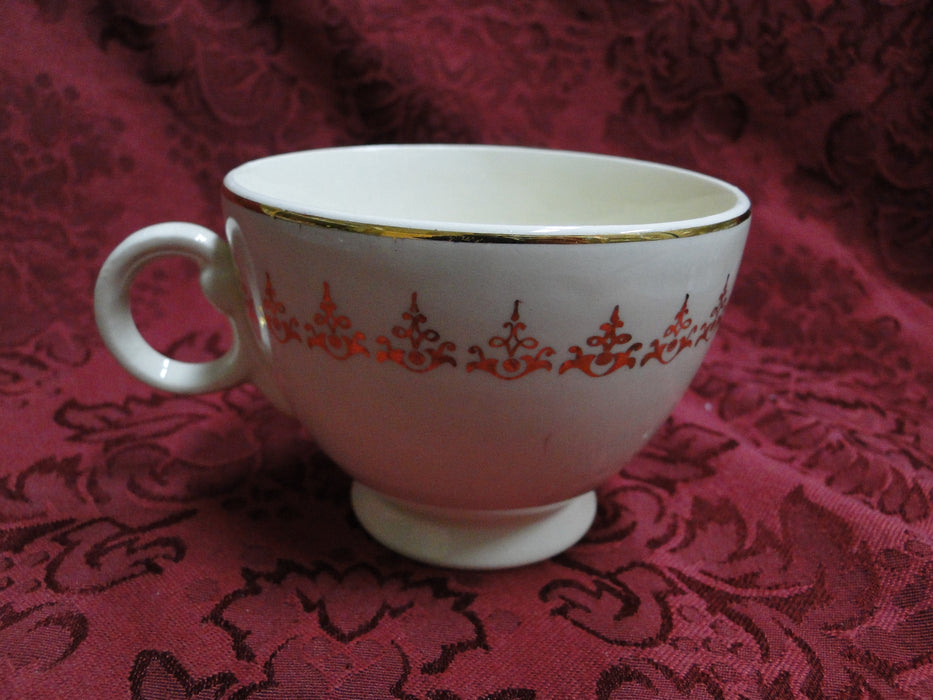 Taylor Smith Taylor: Floral Bouquet, Gold Filigree: Cup & Saucer Set (s), 2 1/2"