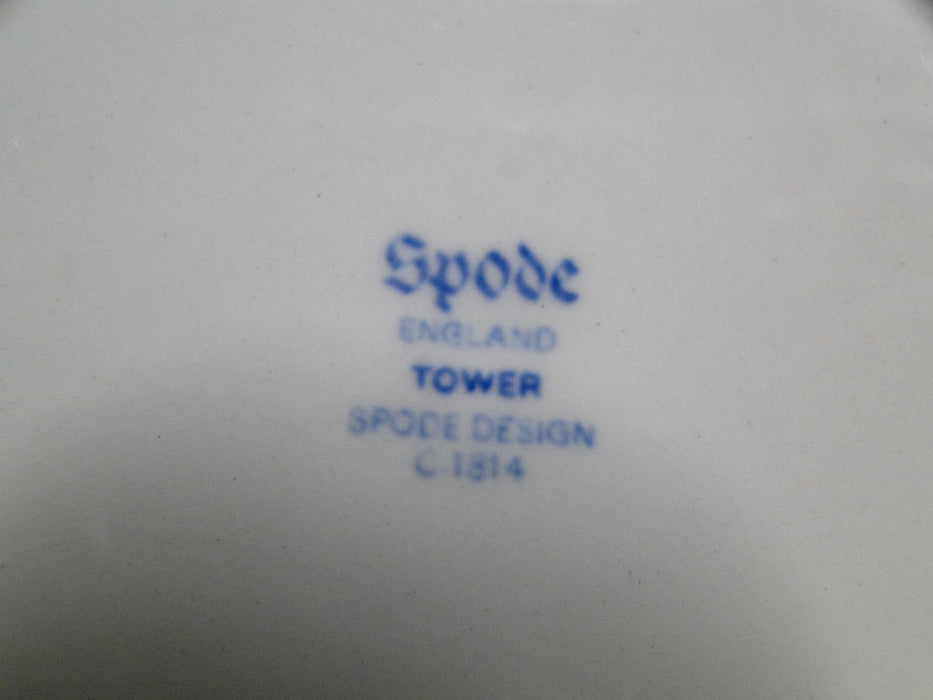 Spode Pink Tower, Pink Floral w/ Scene: 5 7/8" Saucer (s) Only, As Is