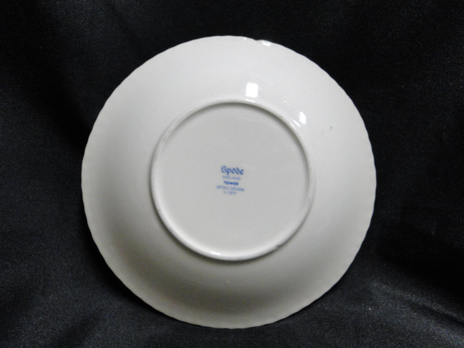 Spode Pink Tower, Pink Floral w/ Scene: 5 7/8" Saucer (s) Only, As Is