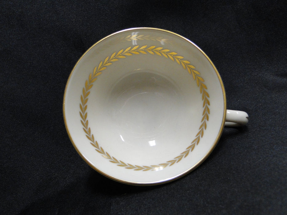 Lenox Imperial, Ivory w/ Gold Laurel & Trim: Cup & Saucer Set, 2 1/8"