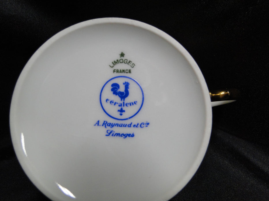 Raynaud Ceralene Anneau d'Or, Thick Gold Band: Cup & Saucer Set (s), 2 1/4"