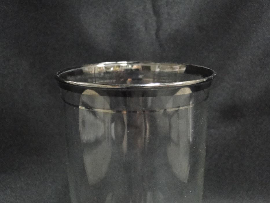 Crystal Iced Tea (s), Double Platinum Trim and Platinum on Foot 5 3/4" -- CR#065