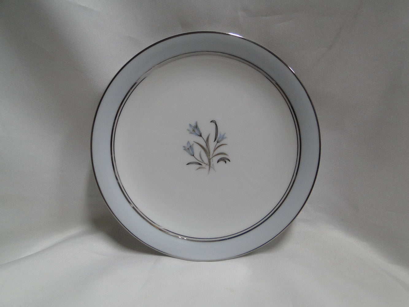 Noritake Bluebell, 5558, Blue Band & Flowers: Bread Plate (s), 6 1/4"