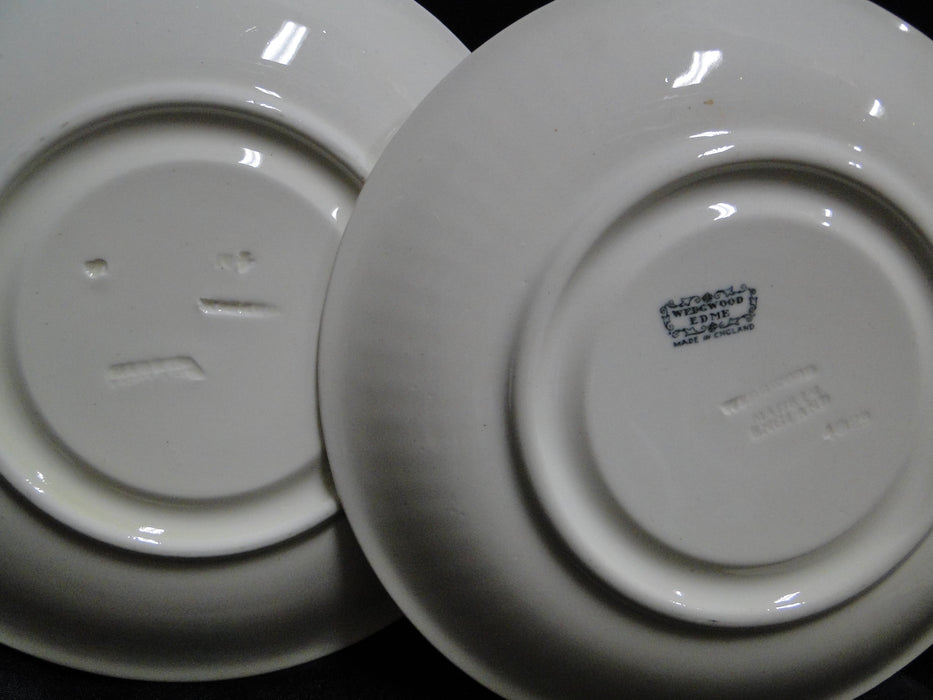 Wedgwood 2804, Edme w/ Lavender / Blue Grapes: Cream Soup Bowl & Saucer