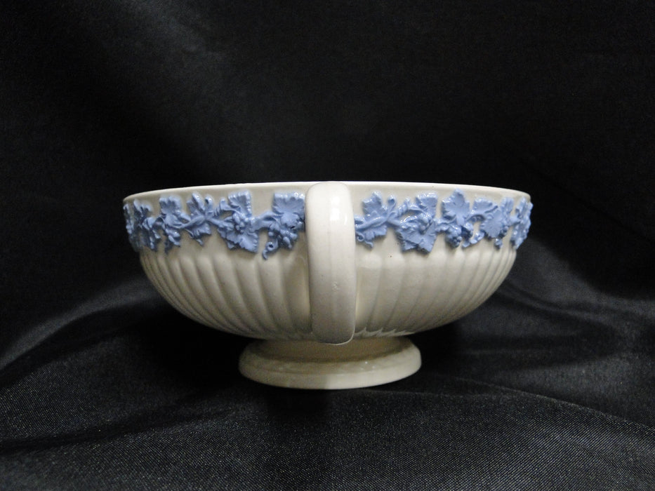 Wedgwood 2804, Edme w/ Lavender / Blue Grapes: Cream Soup Bowl & Saucer