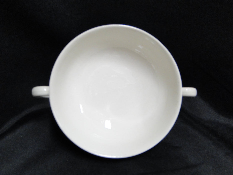 Wedgwood 2804, Edme w/ Lavender / Blue Grapes: Cream Soup Bowl & Saucer